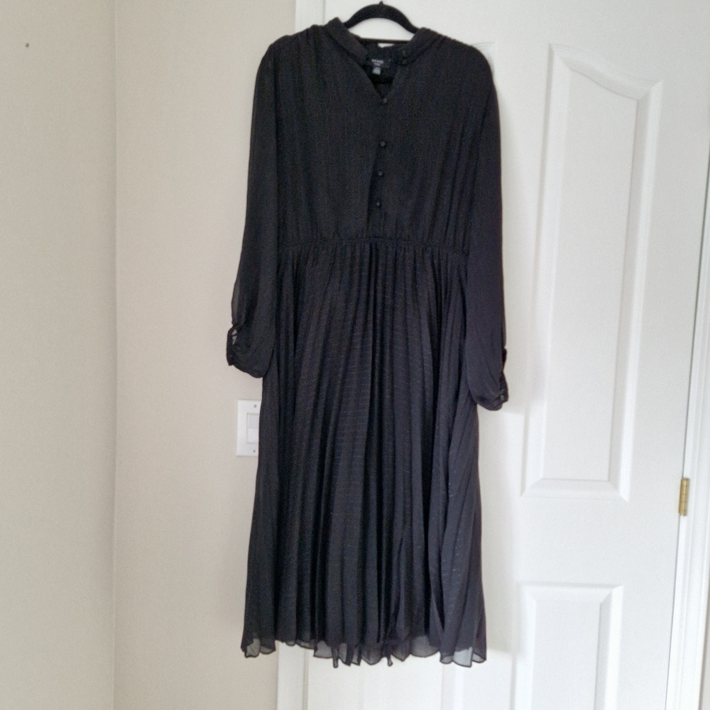 Haver London Black Midi Dress